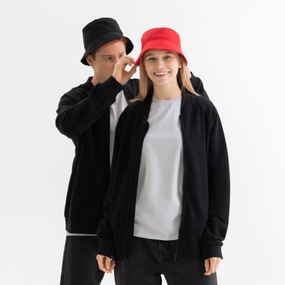 Толстовка на молнии, унисекс TORRES черная