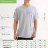 Футболка унисекс KRIS, 150 гр., светло-серая, размер M