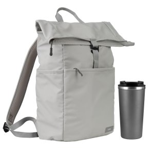 Подарочный набор Palermo, Boston, серый (рюкзак, термокружка) Подарочный набор Palermo, Boston, серый (рюкзак, термокружка)