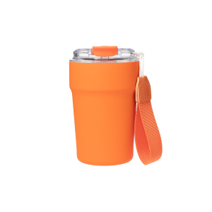 Термокружка вакуумная Monaco, оранжевая Термокружка вакуумная Monaco, оранжевая
