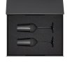 Подарочный набор 2 бокала для шампанского Black Edition в черной коробке