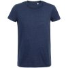 Футболка мужская приталенная Regent Fit 150, синий меланж