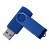 USB flash-карта DOT (16Гб), синий, 5,8х2х1,1см, пластик, металл