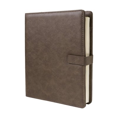 Ежедневник недатированный Coach, B5, коричневый, кремовый блок, подарочная коробка