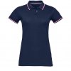 Рубашка поло женская Prestige Women, темно-синяя Рубашка поло женская Prestige Women, темно-синяя