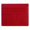 Картхолдер для 6 пластиковых карт с RFID-защитой Fabrizio, красный