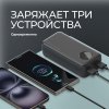 Внешний АКБ NRG Turbo V4 30000 мА-ч, дисплей, черный, Deppa