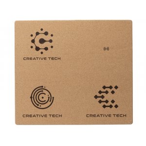 Пробковый коврик для мыши с беспроводной зарядкой Querсus (гравировка) Пробковый коврик для мыши с беспроводной зарядкой Querсus (гравировка)