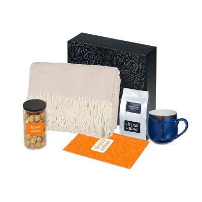 Подарочный набор Re:y. Haven  с пледом, кружкой и чаем
