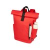 Рюкзак Byron 15,6 объемом 18 л со скручиваемым верхом, изготовленный из переработанного ПЭТ по стандарту GRS, красный