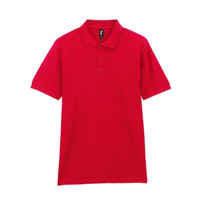 Футболка поло PREMIUM COTTON ADULT DOUBLE PIQUE, КРАСНЫЙ XL