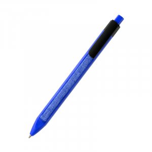 Ручка пластиковая с текстильной вставкой Kan, синий