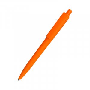 Ручка шариковая Agata софт-тач, оранжевый