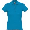 Рубашка поло женская Passion 170, ярко-бирюзовая Рубашка поло женская Passion 170, ярко-бирюзовая