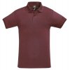 Рубашка поло мужская Perfect Men 180, бордовая Рубашка поло мужская Perfect Men 180, бордовая