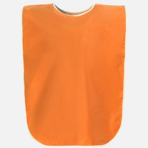 Манишка Member, оранжевая с белым