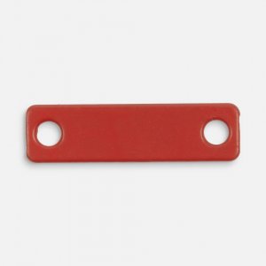 Шильдик металлический Alfa Liten, красный