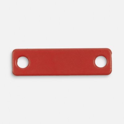 Шильдик металлический Alfa Liten, красный