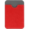 Чехол для карты на телефон Devon, красный с серым Чехол для карты на телефон Devon, красный с серым