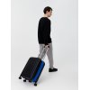 Чемодан Platta, черный с синим