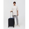 Чемодан Platta, черный с синим