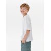 Футболка детская оверсайз Teezer, белая