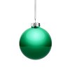 Елочный шар Finery Gloss, 8 см, глянцевый зеленый