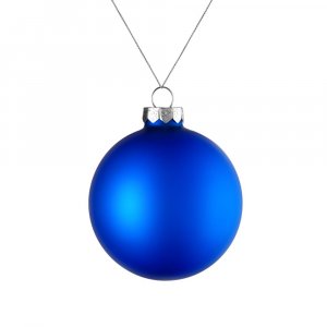 Оформительский шар Finery, 8 см, матовый синий Оформительский шар Finery, 8 см, матовый синий