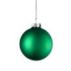Елочный шар Finery Matt, 8 см, матовый зеленый