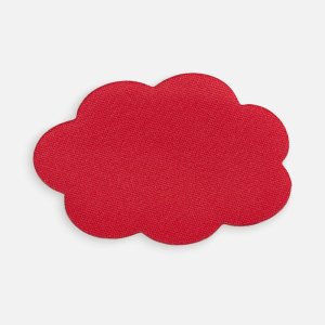 Наклейка тканевая Lunga Calum, L, красная Наклейка тканевая Lunga Calum, L, красная