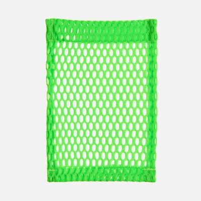 Карман из крупной сетки Pose, зеленый неон
