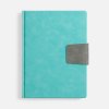 Ежедневник Grande Strap на заказ, датированный, бирюзовый