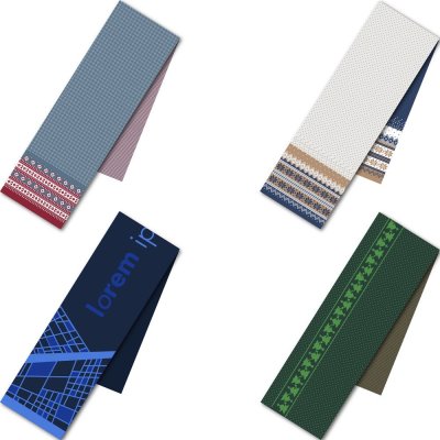 Шарф Joyful на заказ, полушерсть