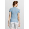 Рубашка поло женская People 210, голубая