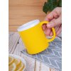 Кружка StopSpot с покрытием софт-тач, желтая