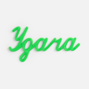 Подвеска Word, 3D-печать на заказ, удача