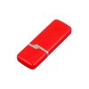 Флешка промо прямоугольной формы c оригинальным колпачком, 8 Гб, красный