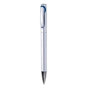 Ручка шариковая Silver Wolf (серебристая с синим)