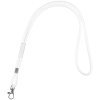 Шнурок для бейджа Tube Metal, белый Шнурок для бейджа Tube Metal, белый