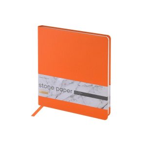 Еженедельник с каменной бумагой А5+ Carrara, оранжевый Еженедельник с каменной бумагой А5+ Carrara, оранжевый
