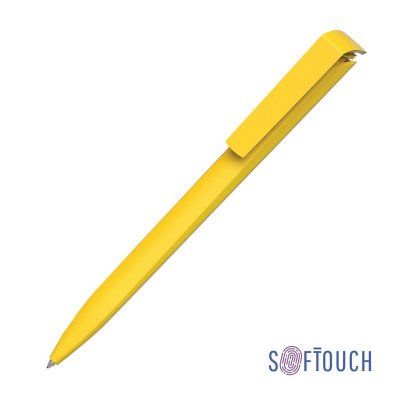 Ручка шариковая TRIAS SOFTTOUCH, цвет желтый