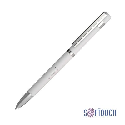 Ручка шариковая "Mars", покрытие soft touch, цвет белый