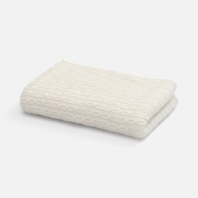 Плед Knitline, белый (молочный)