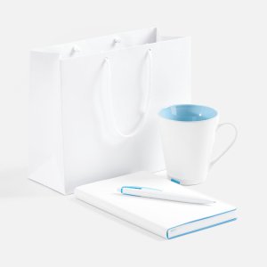 Набор White Shall Simple, голубой Набор White Shall Simple, голубой