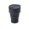 Силиконовый складной стакан GoCup, темно-серый