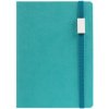 Ежедневник New Factor Metal, бирюзовый