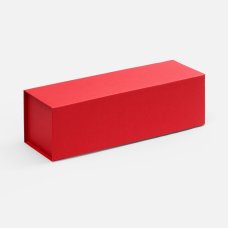 Коробка складная под бутылку Color Jacket Fold, красная Коробка складная под бутылку Color Jacket Fold, красная