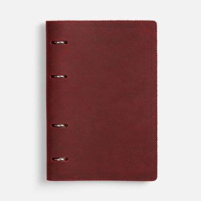 Ежедневник inStream, недатированный, красный