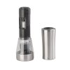 Электрическая мельница "Salt&Pepper" для специй двойная, цвет стальной серый