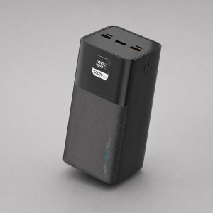 Внешний АКБ NRG Turbo V4 50000 мА-ч, дисплей, черный, Deppa